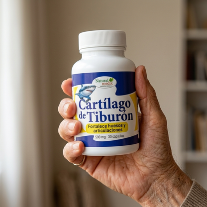 Cartílago de Tiburón Natural Medix 500 mg · 30 cápsulas