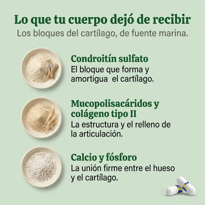 Cartílago de Tiburón Natural Medix 500 mg · 30 cápsulas